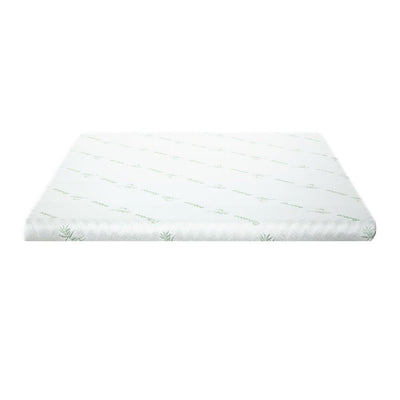 10cm Thick Deluxe Memory Foam Mattress Topper Cool Gel - King - Furniture > Mattresses - Bedzy Australia