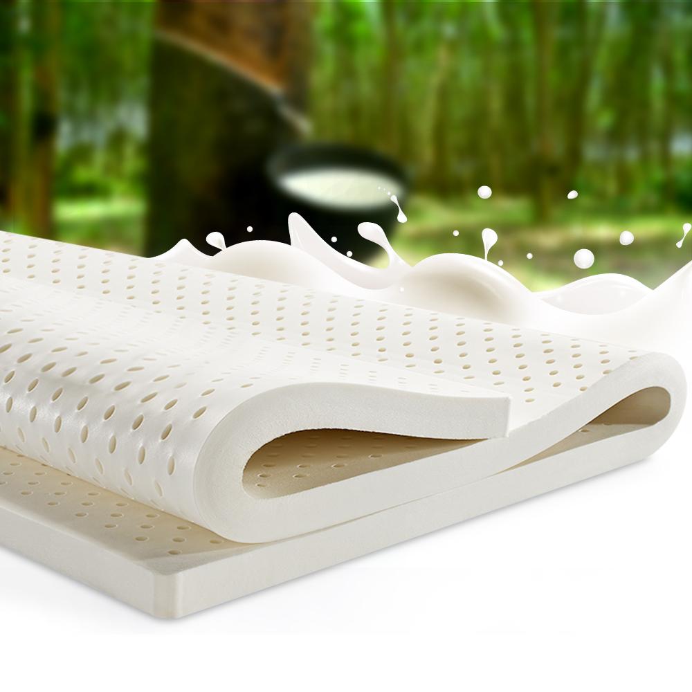 Pure Natural Latex Mattress Topper 7 Zone 5cm Double - Bedzy Australia
