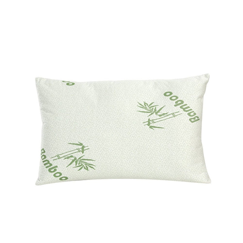 Giselle Hotel Pillow Bed Pillows 4 Pack Family Soft Medium Firm Bamboo Cover - Bedzy Australia (ABN 18 642 972 209) - Home & Garden > Bedding