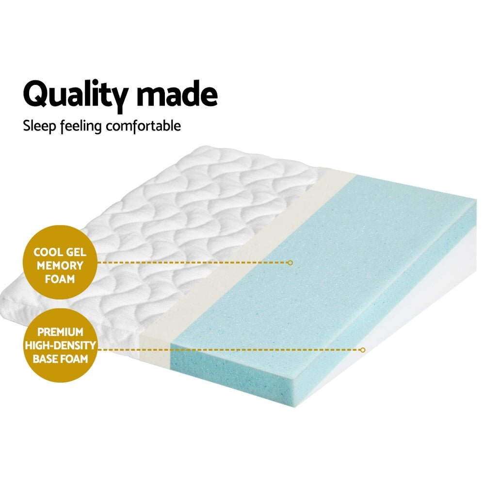 Giselle Wedge Pillow Memory Foam Baby Pillows Bed Cushion Neck Back Support - Home & Garden > Bedding - Bedzy Australia
