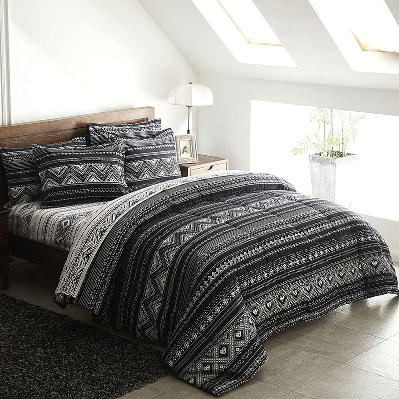 Hugo Reversible King Size Duvet Doona Quilt Cover Set - Home & Garden > Bedding - Bedzy Australia