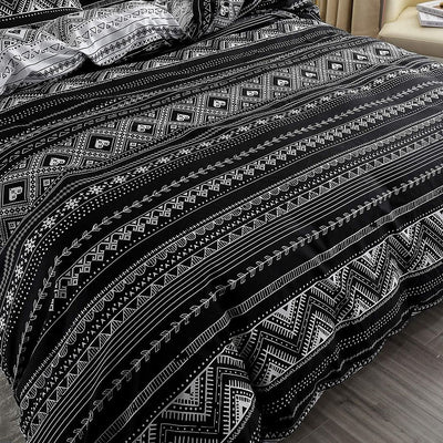 Hugo Reversible King Size Duvet Doona Quilt Cover Set - Home & Garden > Bedding - Bedzy Australia