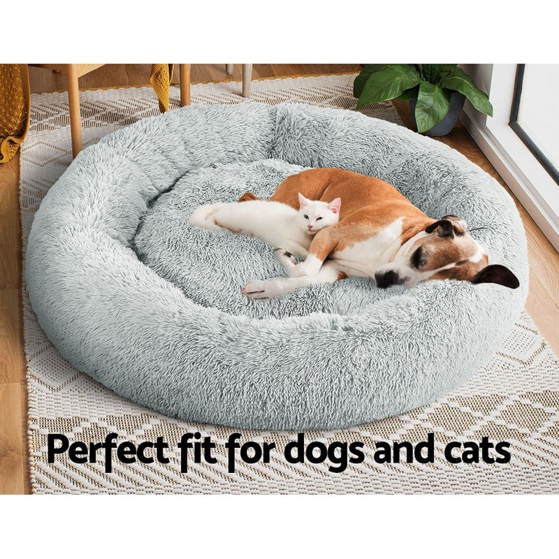 i.Pet Pet Bed Dog Bed Cat Extra Large 110cm Light Grey - Pet Care > Dog Supplies - Bedzy Australia