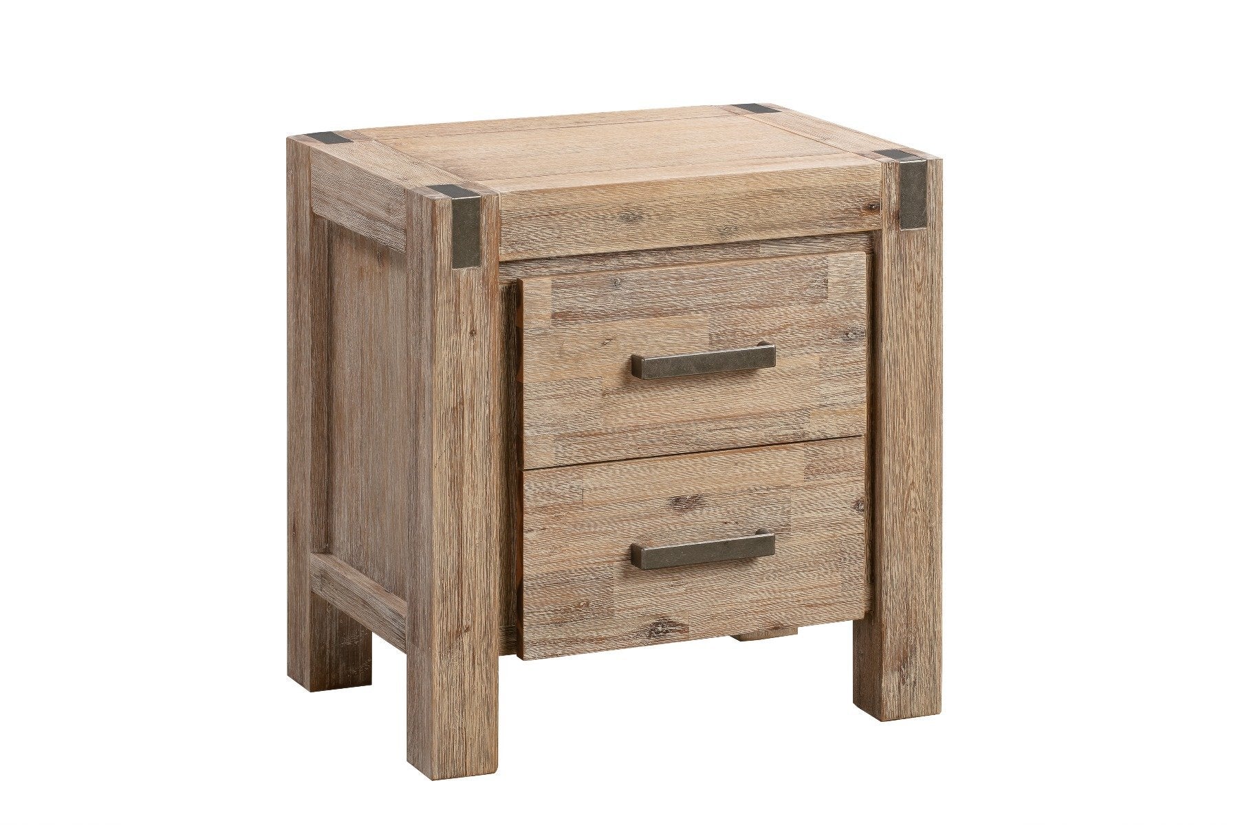 Java Bedside Table Oak - Bedzy Australia
