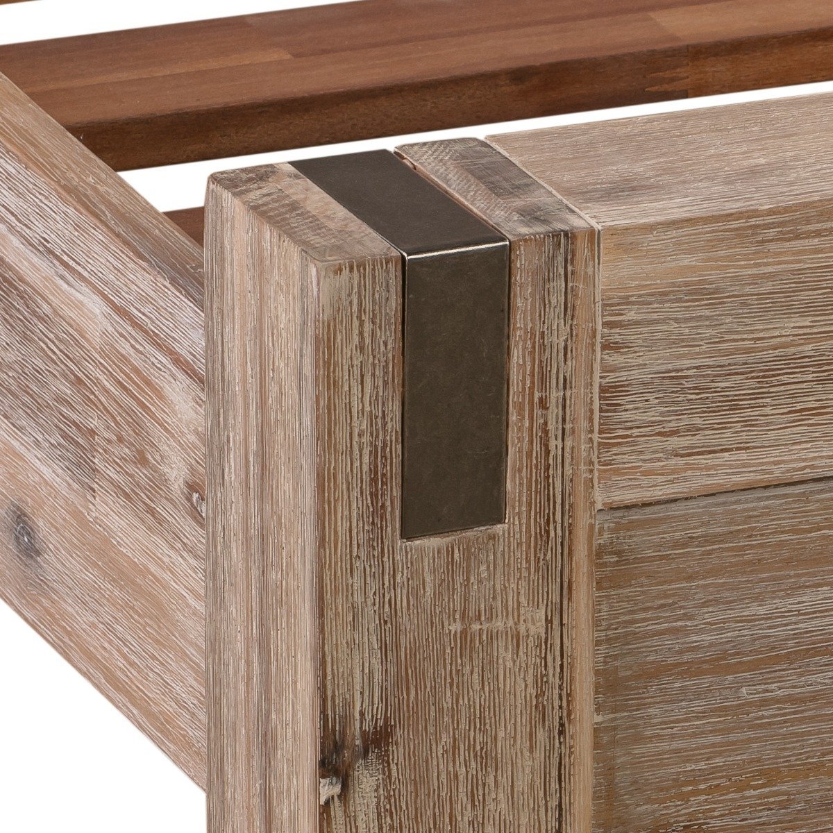 Java Queen Bed Frame Oak - Bedzy Australia