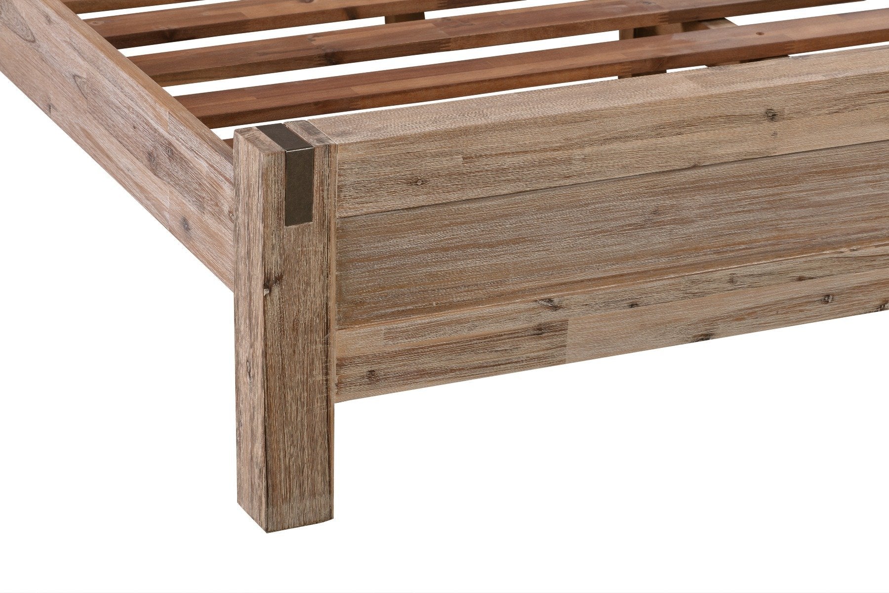 Java Queen Bed Frame Oak - Bedzy Australia