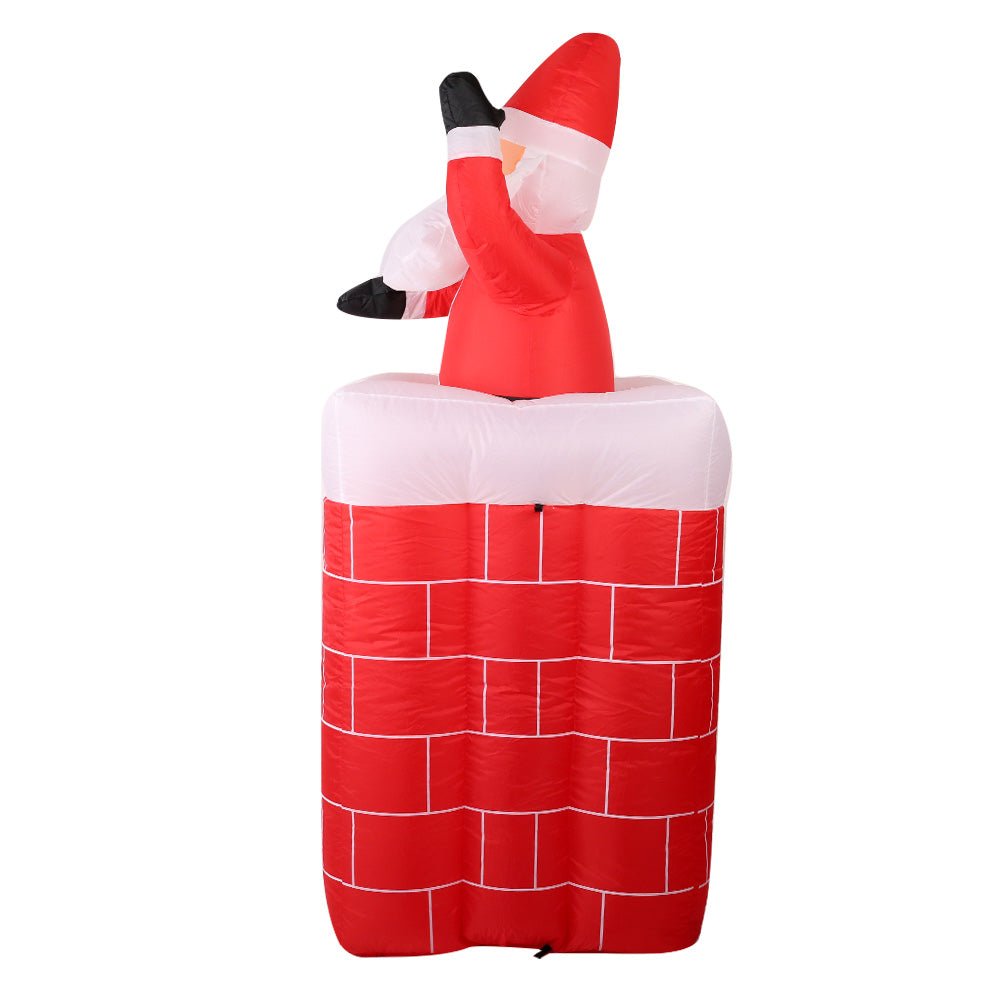 1.8M Christmas Inflatable Archway with Santa Xmas Decor LED - Bedzy Australia