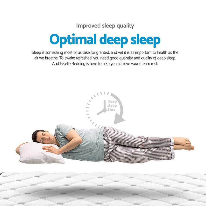 King Package | Tarcoola Bed Grey & Normay Pillow Top Mattress (Medium Firm) - Bedzy Australia