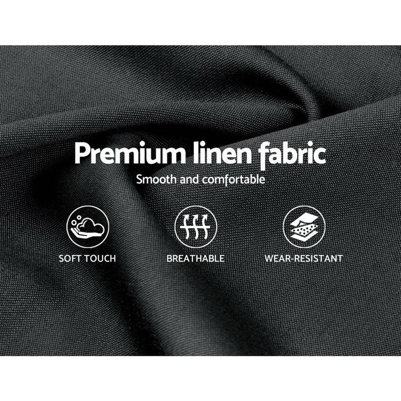 King Premium Package | Altona Bed Charcoal, Algarve Euro Top Mattress (Medium Firm) & Deluxe Mattress Topper! - Bedzy Australia (ABN 18 642 972 209) - Furniture > Bedroom