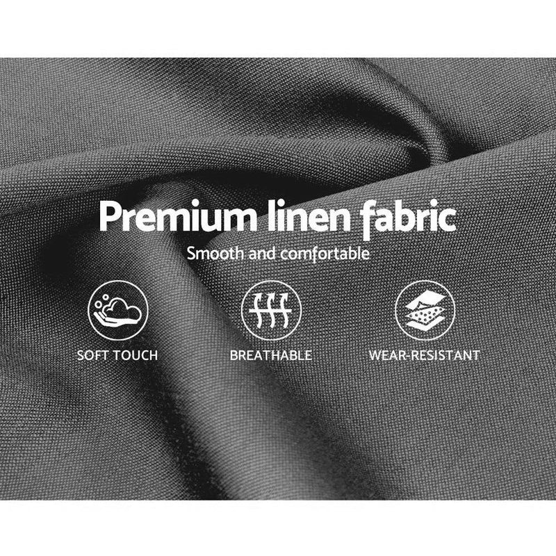 King Premium Package | Elouera Bed Grey, Luna Series Euro Top Mattress (Medium Firm) & Bonus Mattress Topper! - Bedzy Australia - Furniture > Bedroom