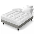 King Single Mattress Topper Bamboo Fibre Pillowtop Protector