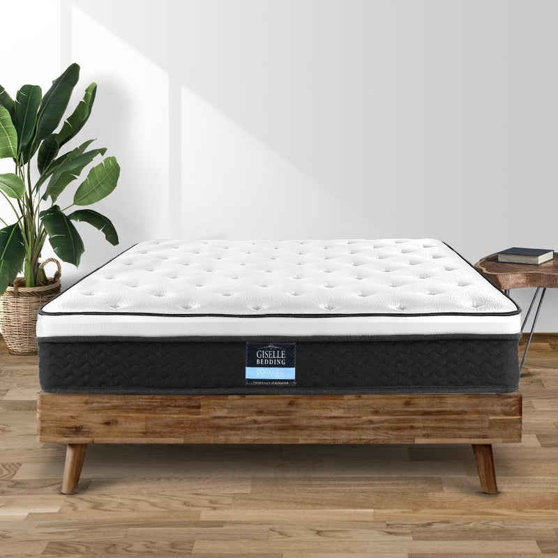 King Single Package | Bronte Storage Bed Frame White & Bonita Euro Top Mattress (Medium Firm) - Bedzy Australia