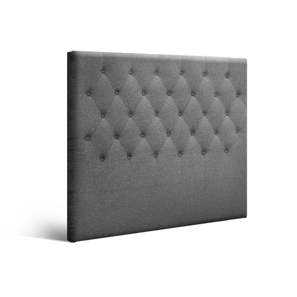 King Single Size | Cappi Bed Headboard (Grey) - Bedzy Australia
