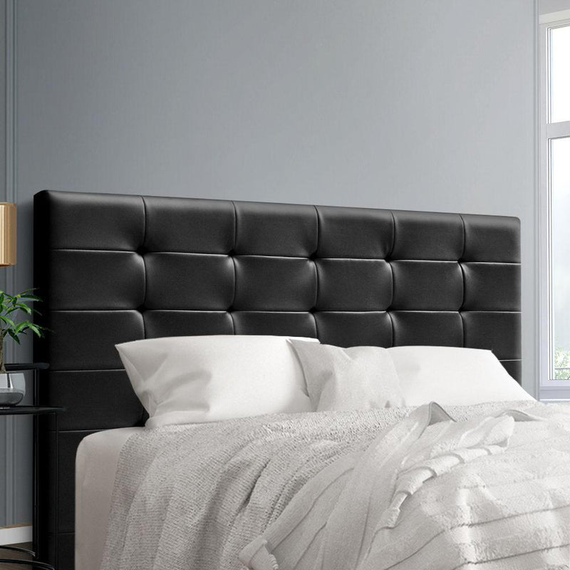 King Size | Beno Leather Bed Headboard - Bedzy Australia