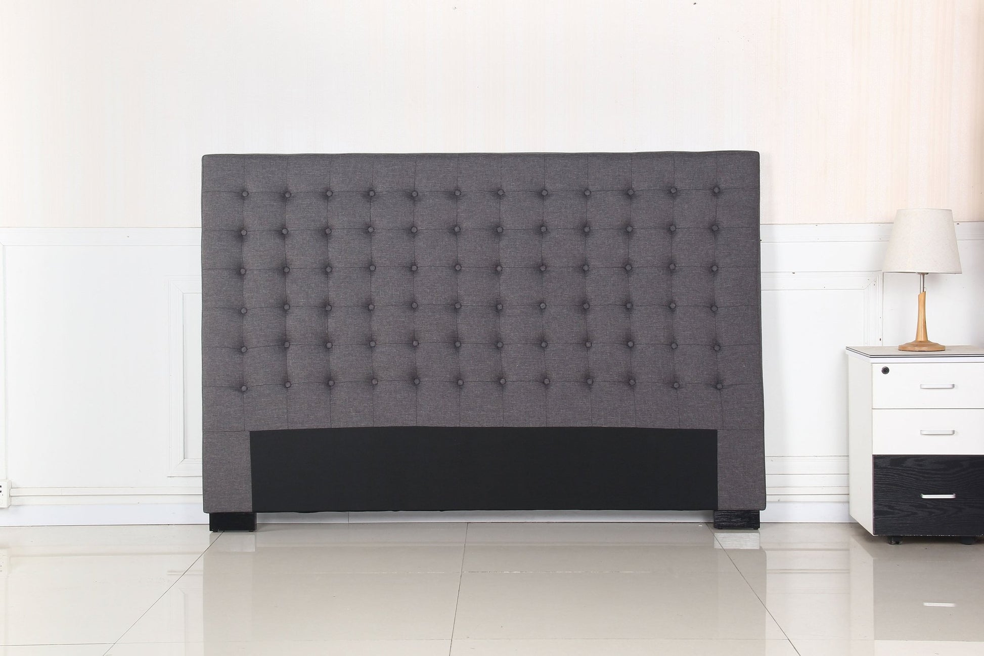 King Size | Cilantro Headboard (Charcoal) - Bedzy Australia