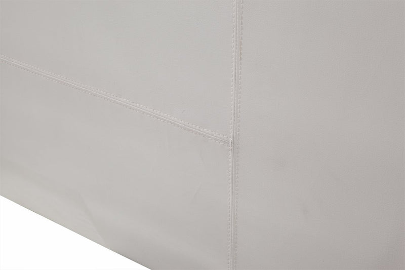 King Size | PU Leather Bed Headboard Bedhead (White) - Bedzy Australia - Furniture > Bedroom
