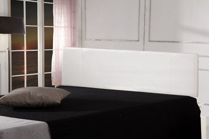King Size | PU Leather Bed Headboard Bedhead (White) - Bedzy Australia - Furniture > Bedroom