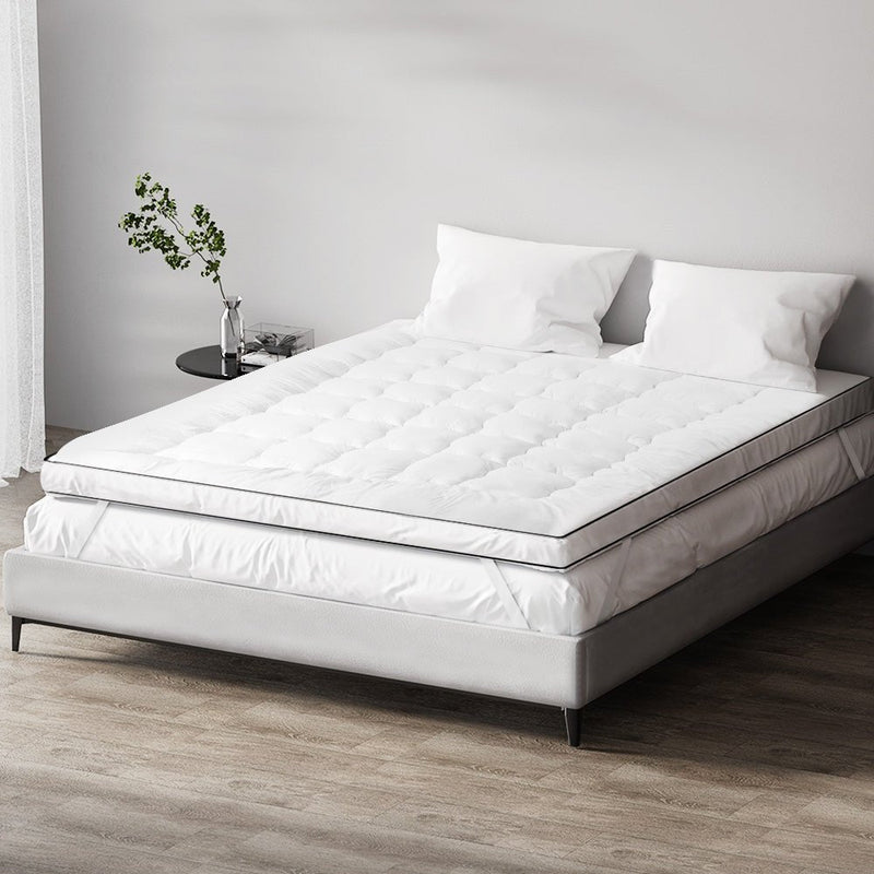 King Ultra Package | Henley LED Bed Black, 2 x LED Bedside Tables, Platinum Series Dual Euro Top Mattress, Pillowtop Mattress Topper & 4 x Pillows - Bedzy Australia (ABN 18 642 972 209) -