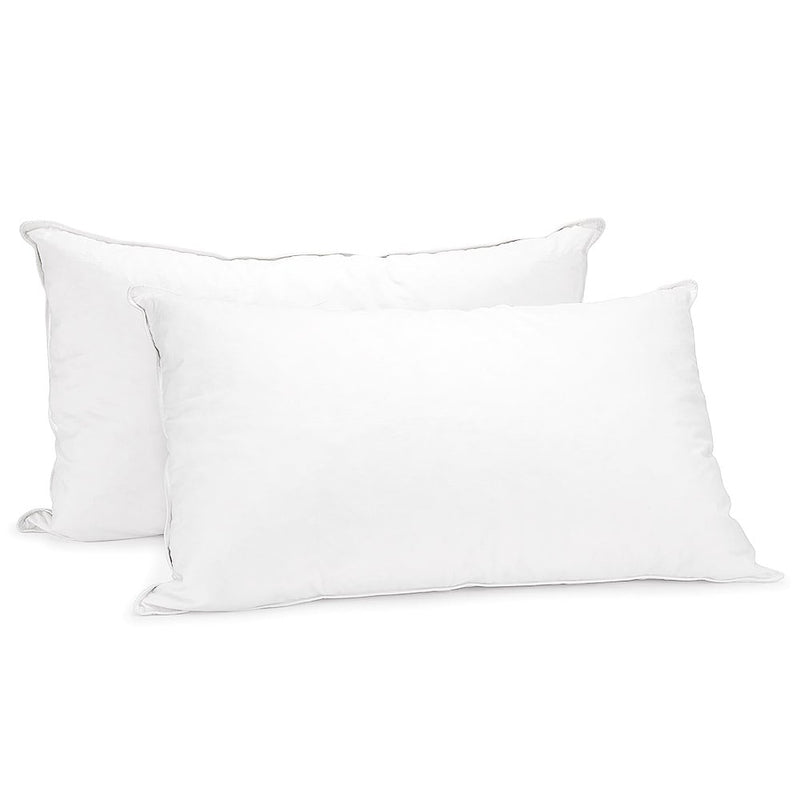 Laura Hill Duck Down Feather Pillow Twin Set - 1.3kg - Home & Garden > Bedding - Bedzy Australia