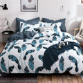 Leaves King Size Duvet Doona Quilt Cover Set