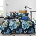 Leaves Queen Size Quilt/Doona/Duvet Cover Set
