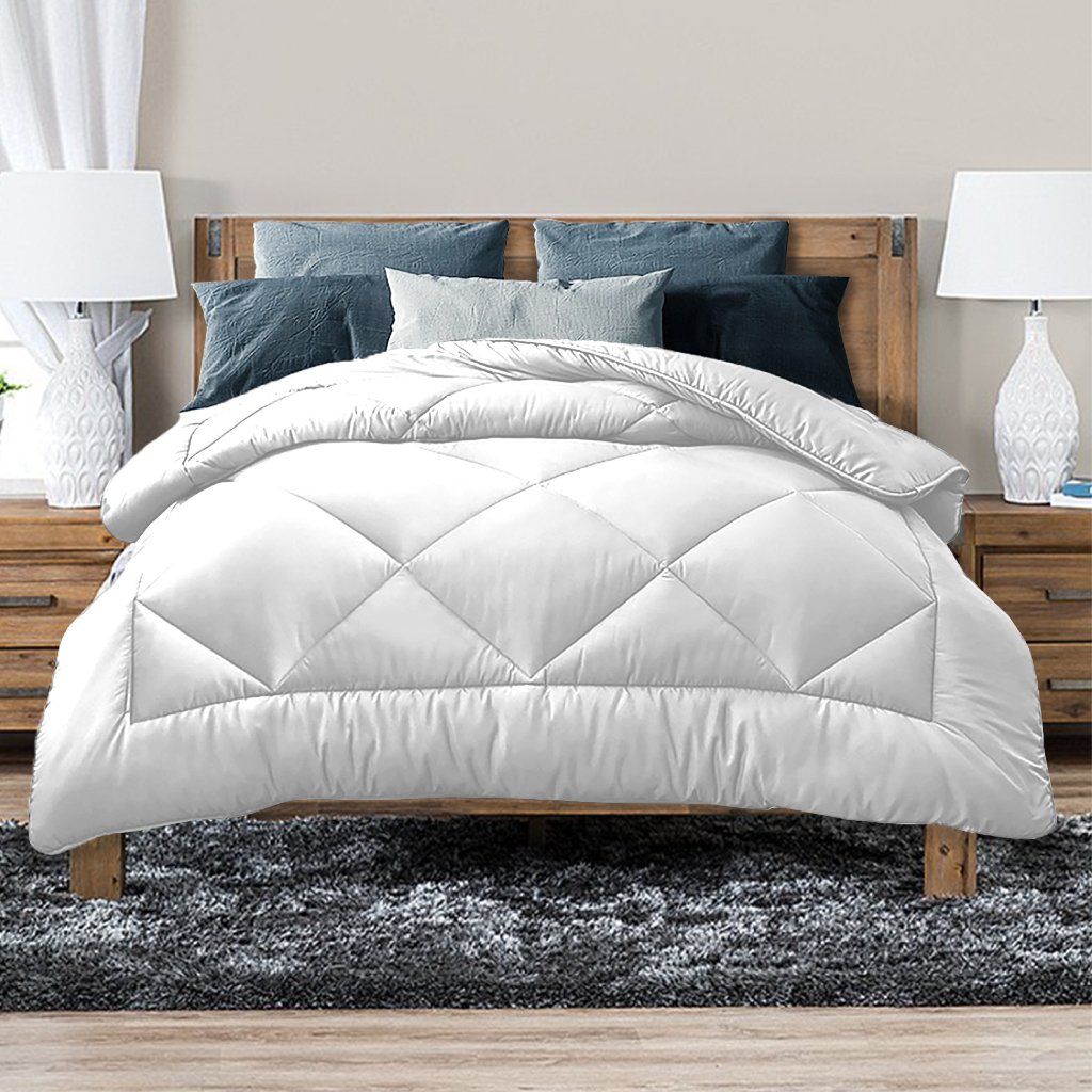 Luxor Australian Made All Season 400GSM Bamboo Blend Quilt Queen - Home & Garden > Bedding - Bedzy Australia