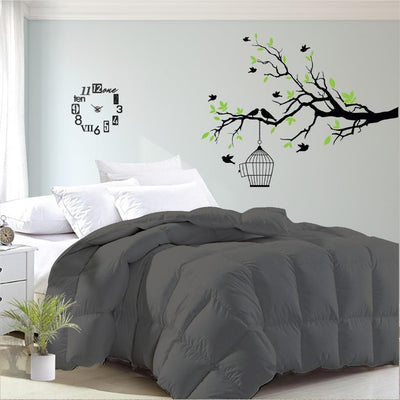 Luxor Australian Made Summer Grey 200GSM Bamboo Blend Quilt Double - Home & Garden > Bedding - Bedzy Australia