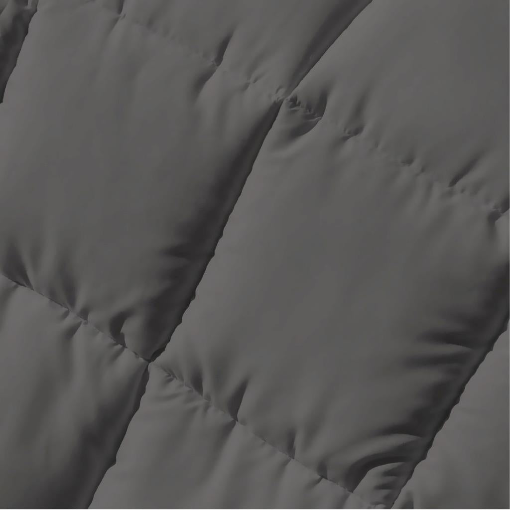 Luxor Australian Made Summer Grey 200GSM Bamboo Blend Quilt King Single - Home & Garden > Bedding - Bedzy Australia