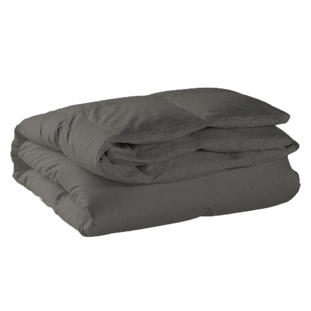 Luxor Australian Made Summer Grey 200GSM Bamboo Blend Quilt King Single - Home & Garden > Bedding - Bedzy Australia