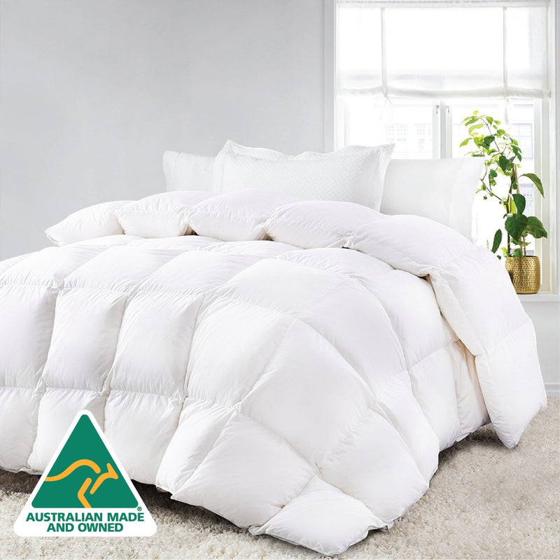 Luxor Ultra Warm Winter Microfibre Quilt 800GSM (King) (Made in Aus) - Home & Garden > Bedding - Bedzy Australia