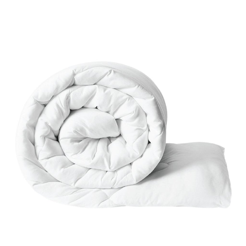 Luxor Ultra Warm Winter Microfibre Quilt 800GSM (King Single) (Made in Aus) - Home & Garden > Bedding - Bedzy Australia