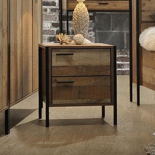 Mascot Bedside Table Oak Colour - Bedzy Australia