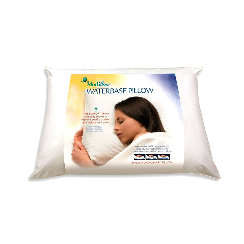 Mediflow Adjustable Waterbase Water Neck Pain Reduction Standard Pillow - Bedzy Australia (ABN 18 642 972 209) - Home & Garden > Home & Garden Others