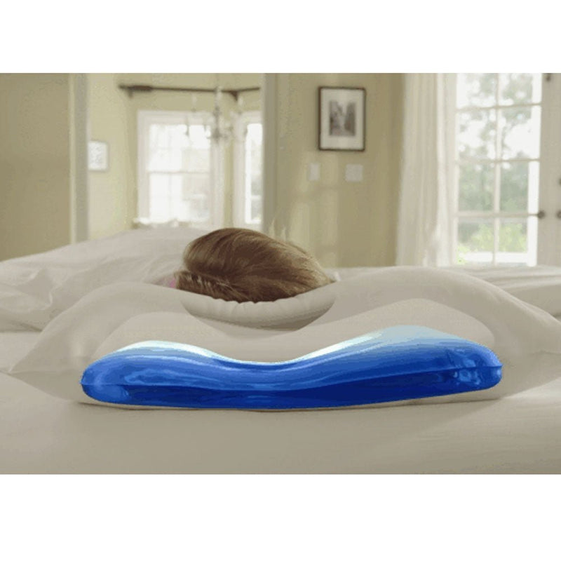Mediflow Twin Pack Adjustable Floating Comfort Down Alternative Waterbase Pillows - Bedzy Australia (ABN 18 642 972 209) - Home & Garden > Home & Garden Others
