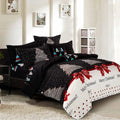 Merry Double SizeChristmas Quilt/Doona/Duvet Cover Set