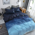 Night Blue Queen Size Duvet Doona Quilt Cover Set