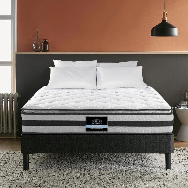 Normay Bonnell Spring Mattress 21cm Thick - Double - Bedzy Australia - Furniture > Mattresses