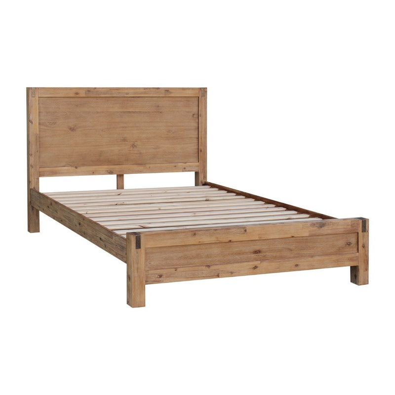 Nowra Wooden King Single Bed Frame Base Oak - Bedzy Australia - Furniture > Bedroom