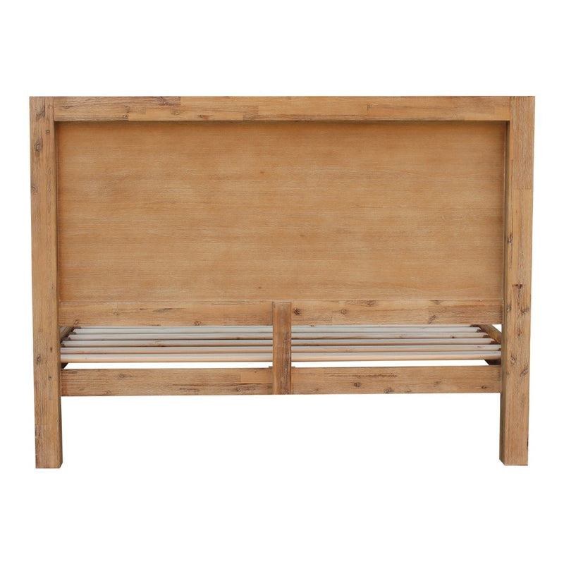 Nowra Wooden King Single Bed Frame Base Oak - Bedzy Australia - Furniture > Bedroom