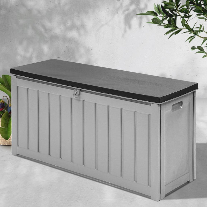 Outdoor Storage Box Bench Seat Lockable 240L - Bedzy Australia - Furniture > Outdoor