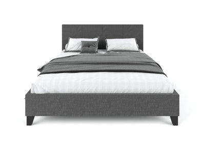 Palermo Bed Frame Charcoal King - Bedzy Australia