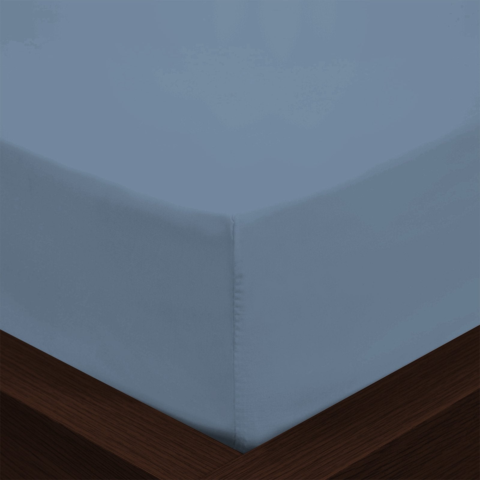 Park Avenue 1000TC Cotton Blend Sheet & Pillowcases Set Hotel Quality Bedding King Blue Fog - Bedzy Australia