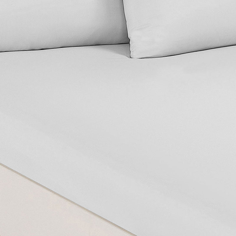 Park Avenue 1000TC Cotton Blend Sheet & Pillowcases Set Hotel Quality Bedding Queen White - Bedzy Australia