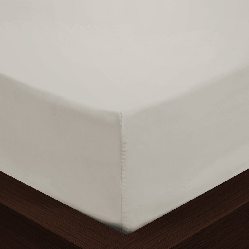 Park Avenue 1000TC Cotton Blend Sheet & Pillowcases Set Hotel Quality Bedding Single Pebble - Bedzy Australia - Home & Garden > Bedding