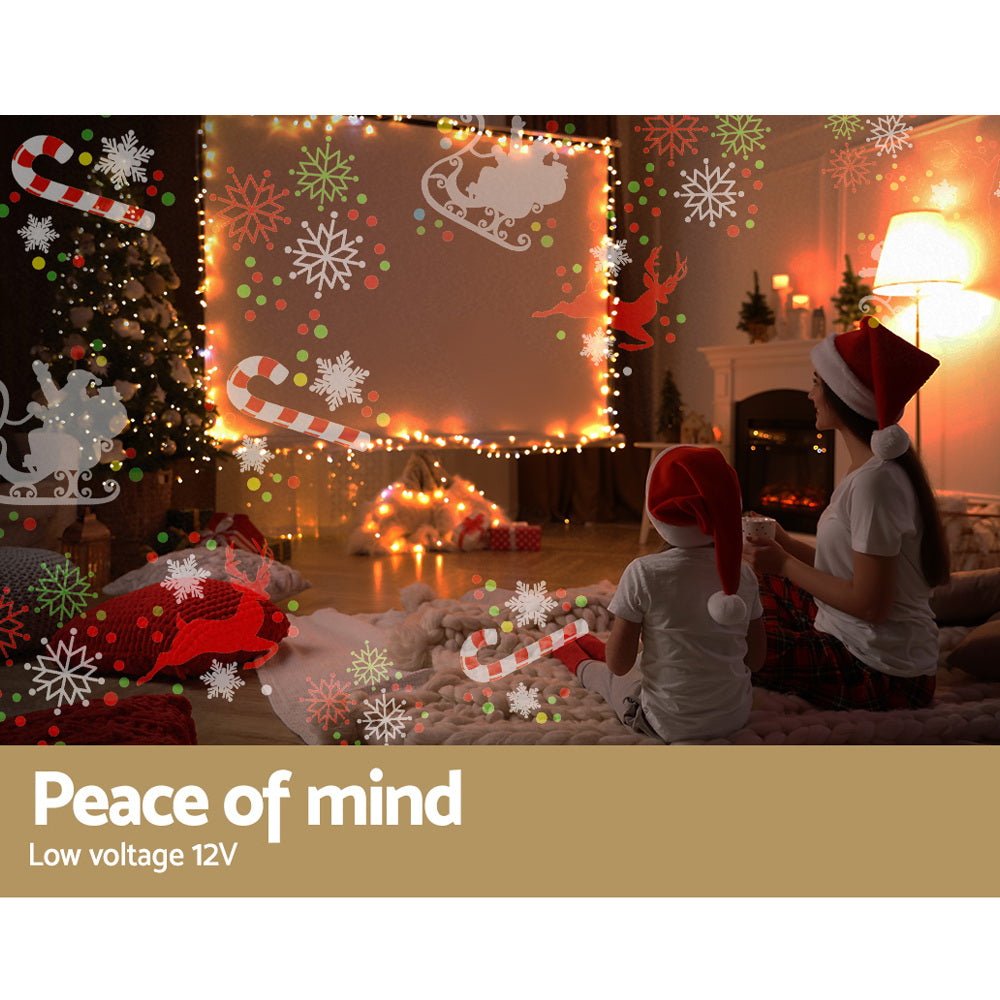 Pattern LED Laser Landscape Projector Light Lamp Christmas Party - Bedzy Australia