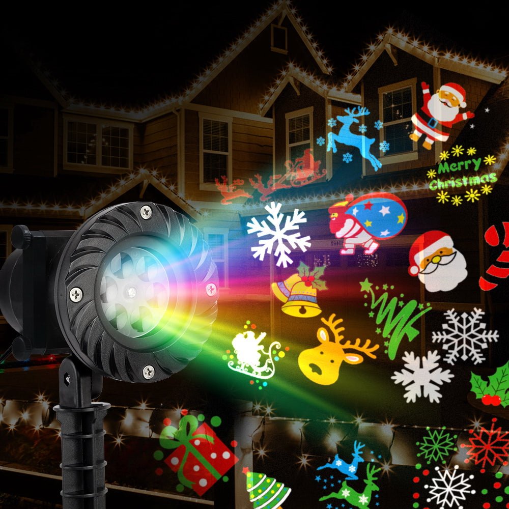 Pattern LED Laser Landscape Projector Light Lamp Christmas Party - Bedzy Australia
