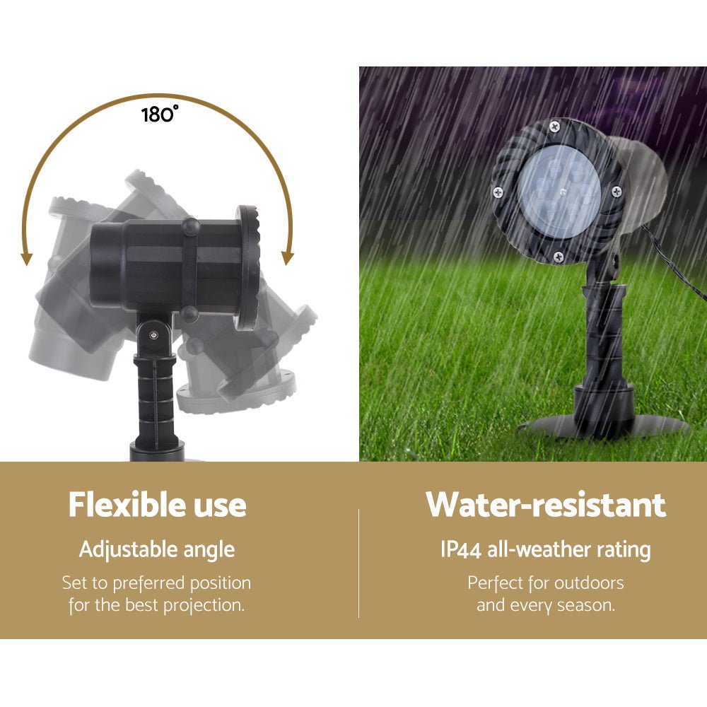 Pattern LED Laser Landscape Projector Light Lamp Christmas Party - Bedzy Australia