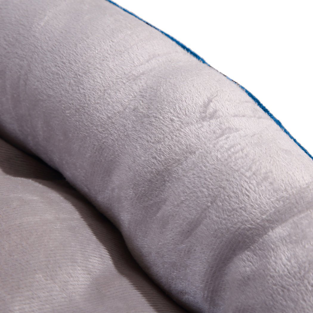 Pet Bed Dog Beds Bedding Mattress Mat Cushion Soft Pad Pads Mats L Navy - Bedzy Australia