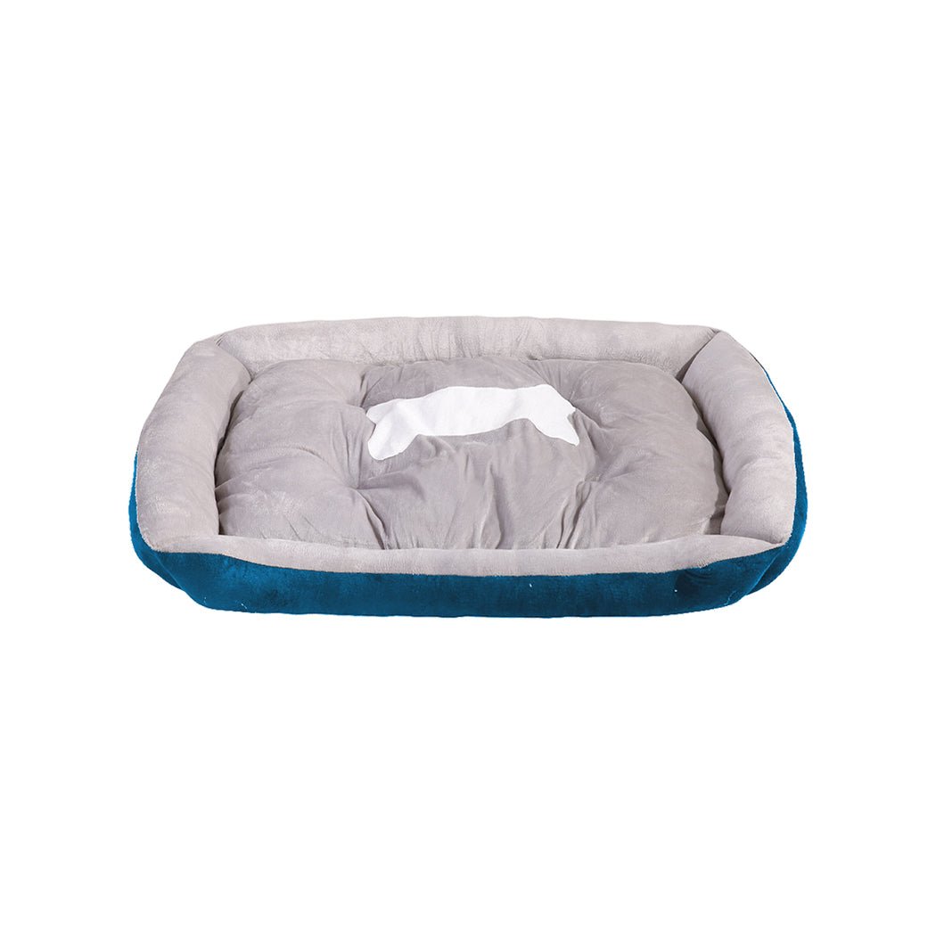 Pet Bed Dog Beds Bedding Mattress Mat Cushion Soft Pad Pads Mats M Navy - Bedzy Australia