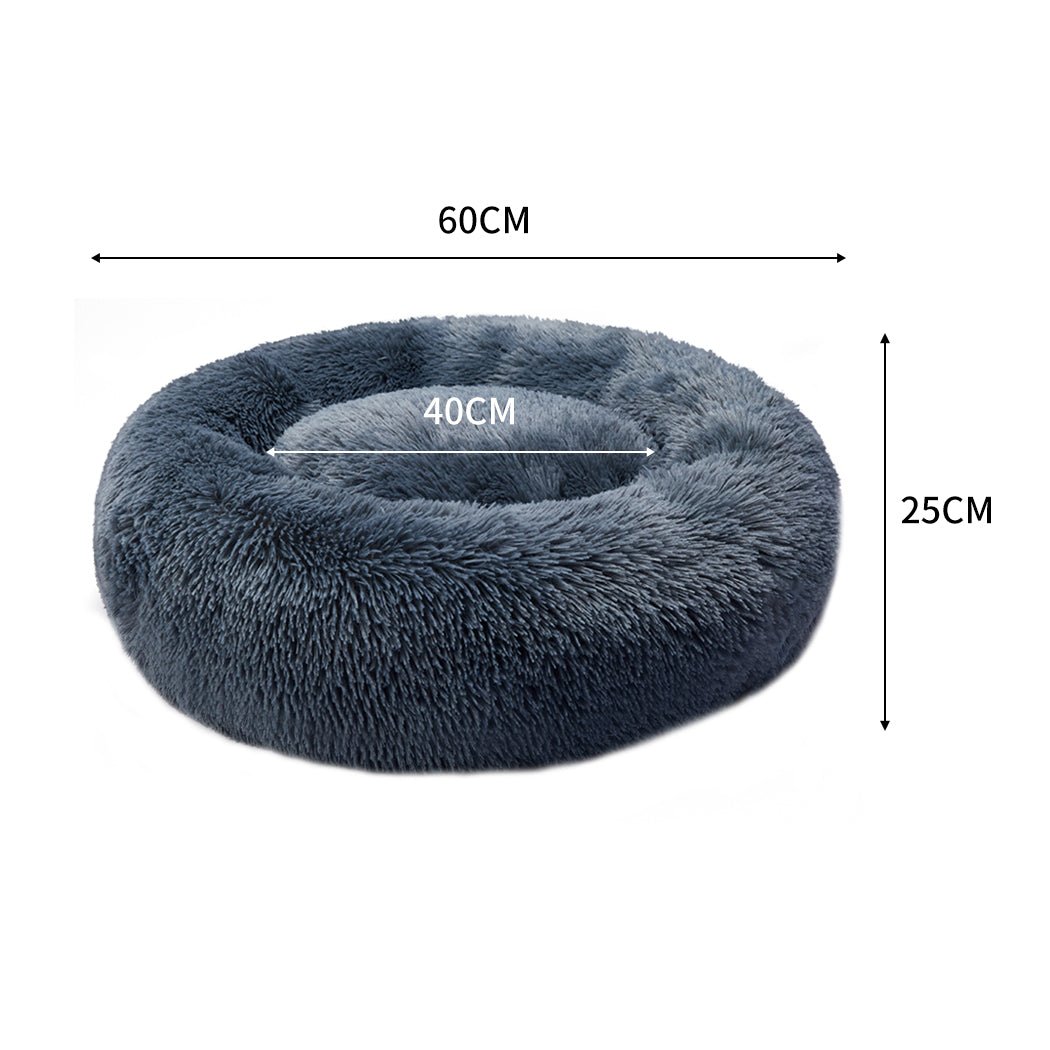 Pet Bed Dog Beds Mattress Bedding Cat Pad Mat Cushion Winter M Dark Grey - Bedzy Australia